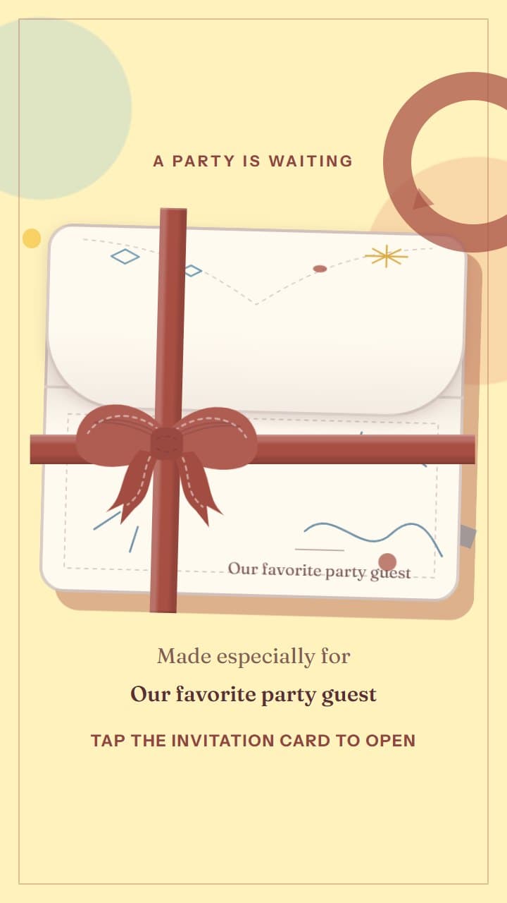 Sunday Joy, a birthday invitation design in Invitica's playful celebration style